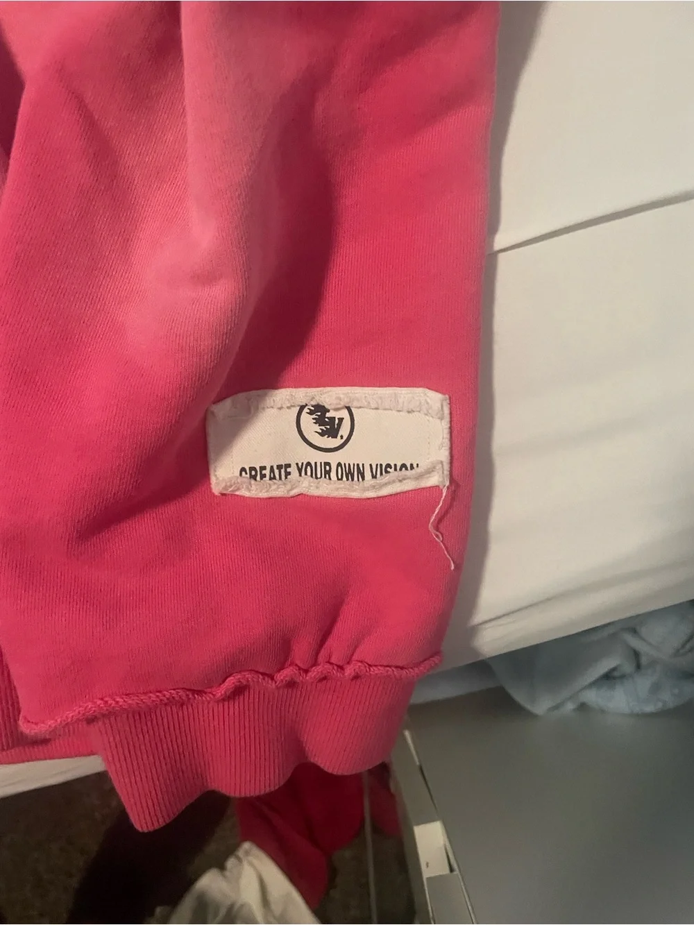 Pink time loop visions hoodie size xl